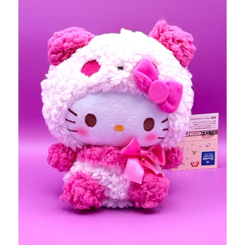 Hello Kitty MokoMoko Panda Plush